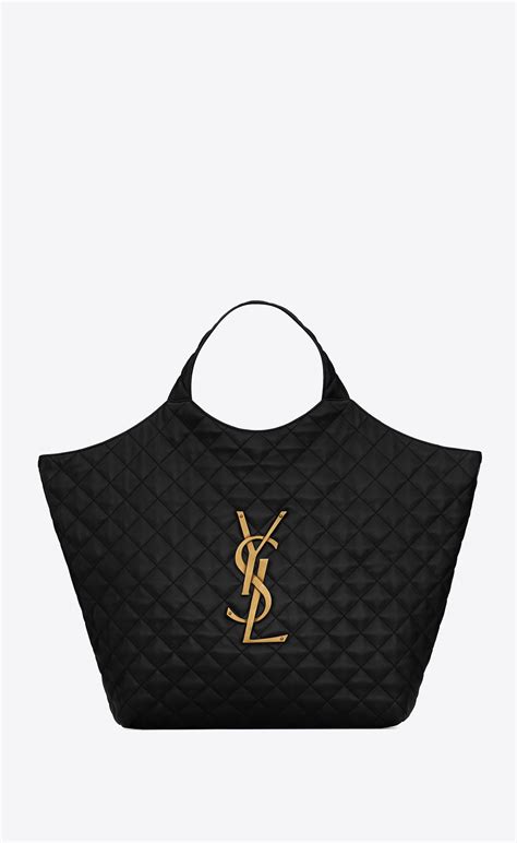 ysl tote quilted|YSL tote shopper.